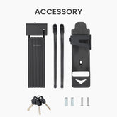 Heavy-Duty Folding Bike Lock – Steel Alloy Anti-Theft